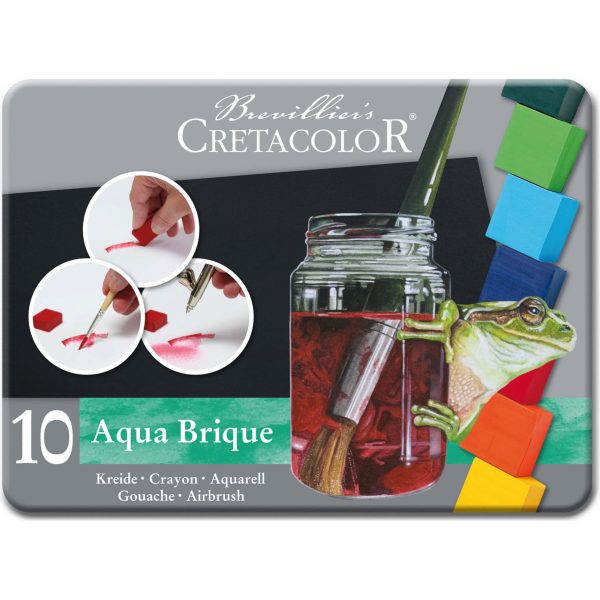 Cretacolor Aqua Brique – Set da 10 acquerelli