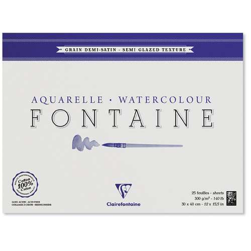 Clairefontaine - Blocco Fontaine Grain Demi Satin